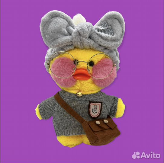 Мягкая игрушка утка 30 см