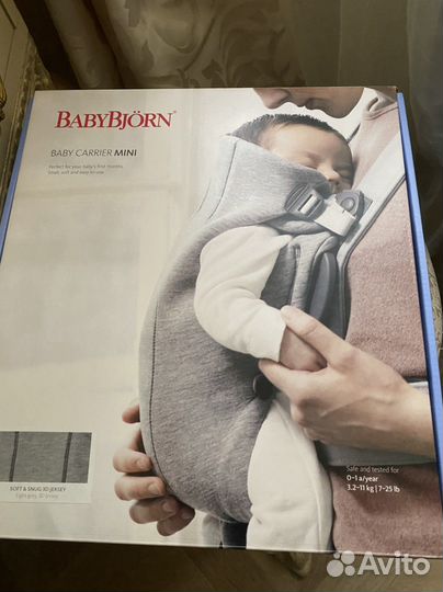 Рюкзак-кенгуру BabyBjorn Mini Cotton Jersey