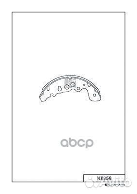 K9958-01 4049.00608SBS колодки барабанные Su