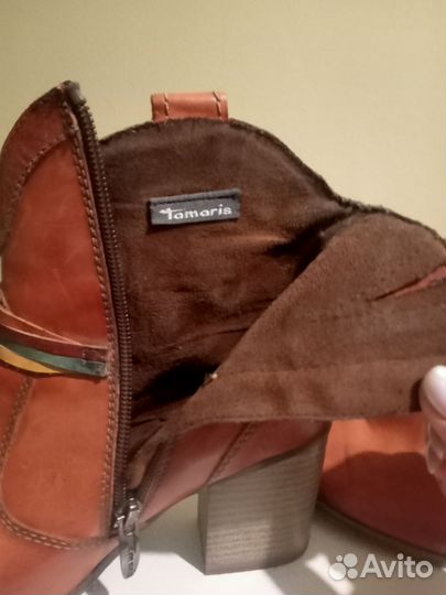 Ботильоны натуральная кожа 38