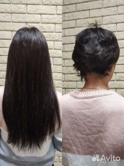 Наращивание волос микро капсулами