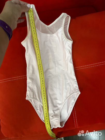 Юбка и купальник розовый гимнастический