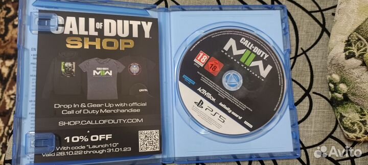 Call of duty modern warfare 2 ps5 диск