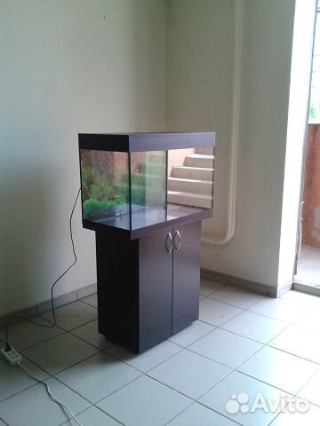 Аквариум100 свет биофильтр фон подставка