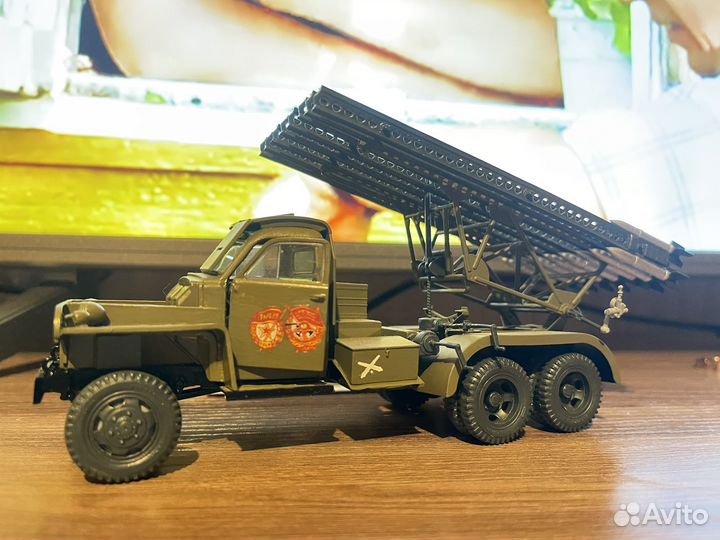 Собранная модель Катюша