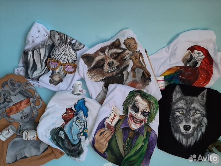 Ручная роспись одежды/кастом