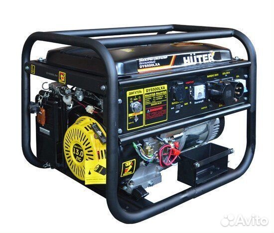Бензогенератор huter DY6500LXA (Генератор)