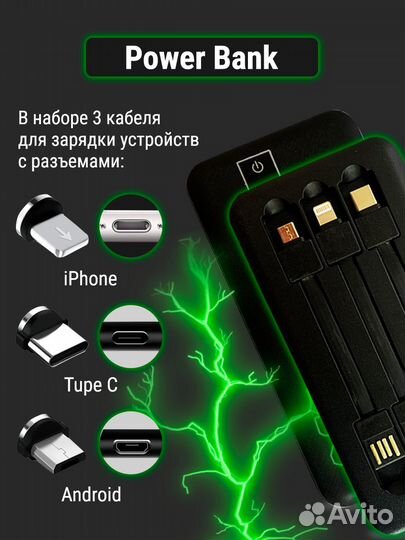 Powerbank Павербанк 10000 мАч