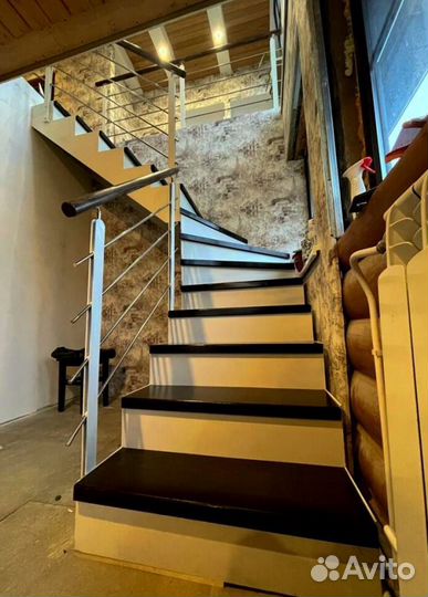 Облицовка бетонных лестниц