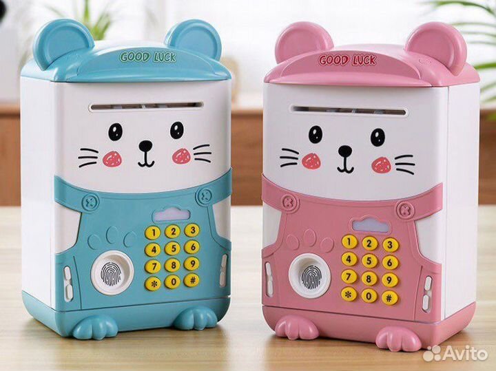 Электронная музыкальная игрушка сейф-копилка