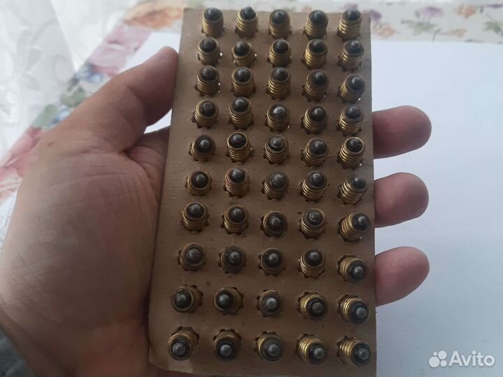 Лампочки СССР 50шт приборные 13.5 вольт 0.16 ампер