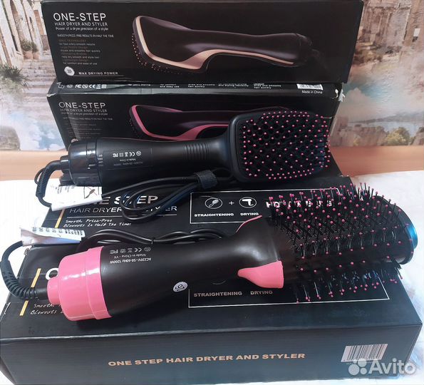 Фен щетка для выпрямления сушки и укладки волос