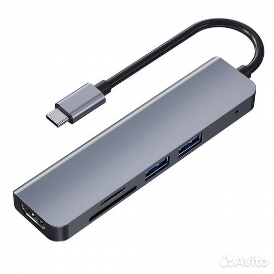 USB Хаб Type-C 5в1 на MacBook bronka