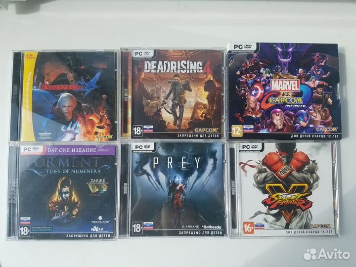 Диски с играми для пк б/у