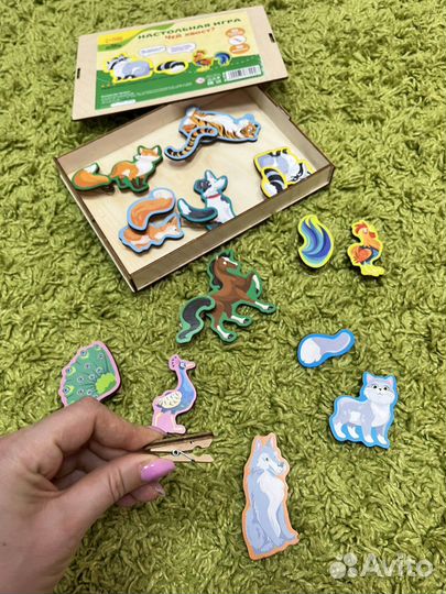 Настольная игра «Чей хвост»