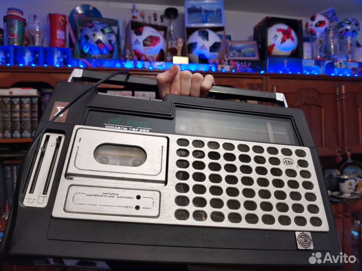 Радио приёмник СССР +кассет вэф Сигма Sigma VEF260