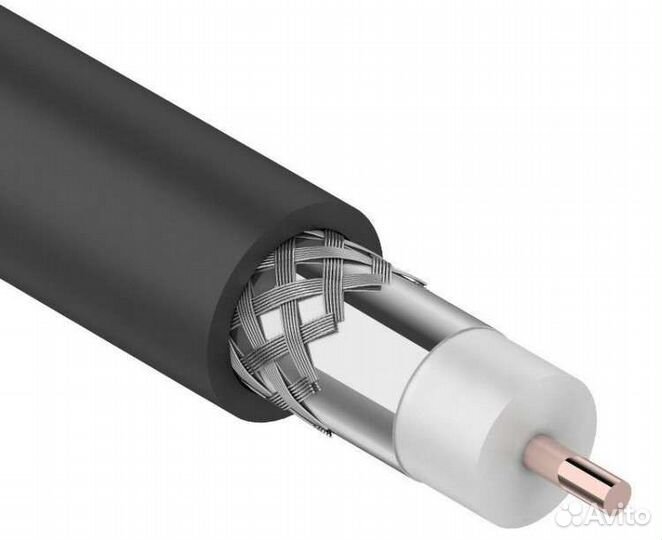 Кабель RG-11U (75 Ом) outdoor rexant бухта 95м