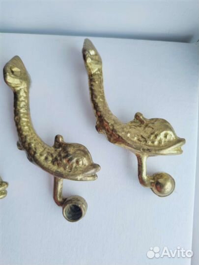 Винтажный набор латунь Рыбки