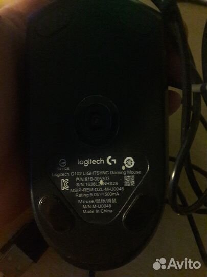 Копия logiteсh g102 lightsync и мышь офисная