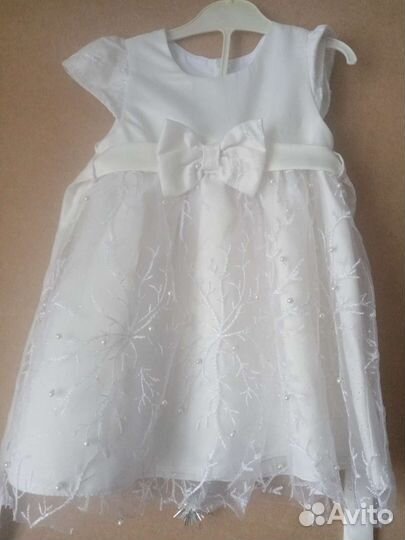 Платье снежинка 98 104