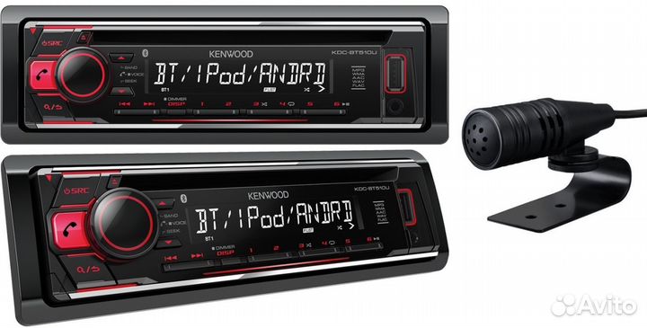 CD- Bluetooth ресивер kenwood KDC-BT510U