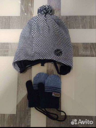 Шапка и варежки весна осень