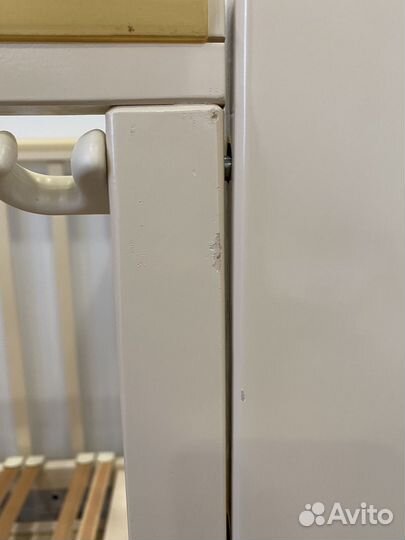 Детская кроватка и комод красная звезда елисей