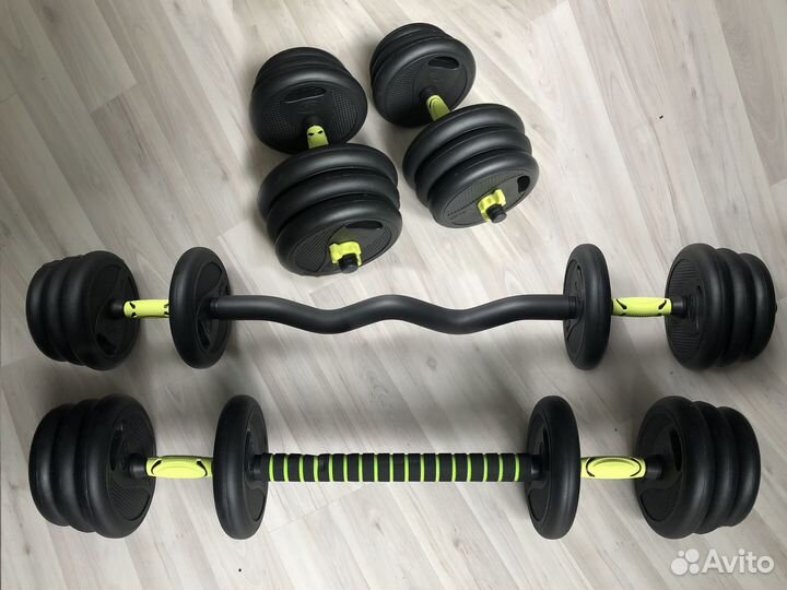 Гантели разборные с грифом 20 кг