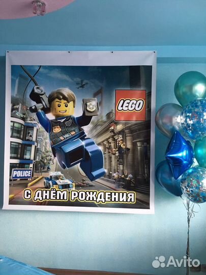 Плакат постер Лего
