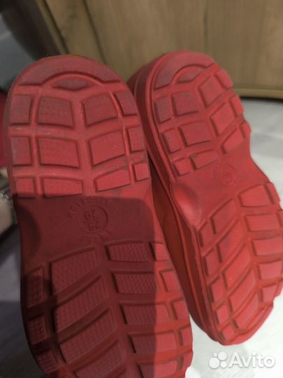 Детские резиновые сапоги эва р-р 29-30