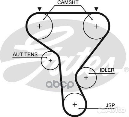 Ремень грм 5573XS Gates