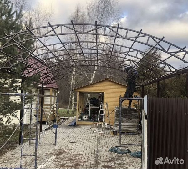 Навес для машины