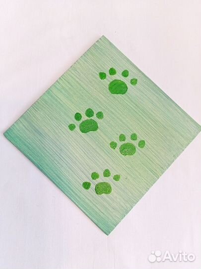 Картина маслом кошачьи лапки