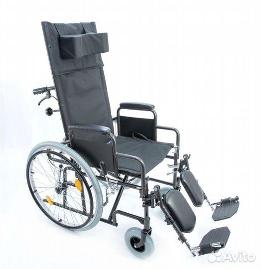 Коляска инвалидная с откидной спинкой Мега-Оптима