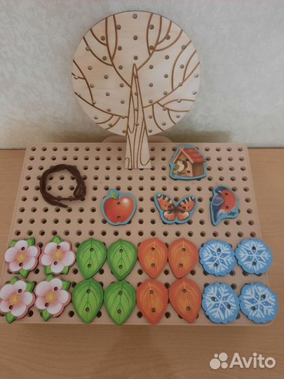 Игрушка шнуровка/ бусы шнуровка