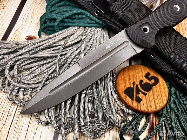 Нож Kizlyar Supreme Legion AUS-8 TW (Tacwash, G10