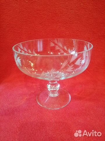 Ваза для фруктов, конфетница СССР средняя