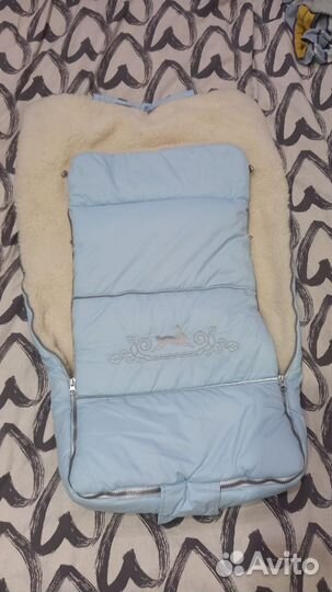 Конверт зимний для ребенка. Овчина 80