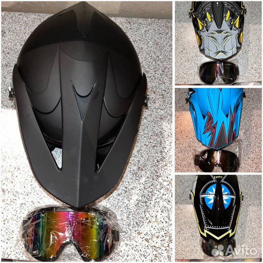 Шлем для мотокросса, эндуро