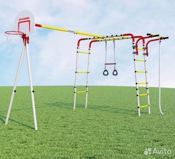 Детский игровой комплекс для дачи для 2 детей