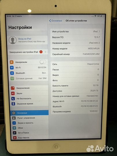 iPad mini retina wifi+sim