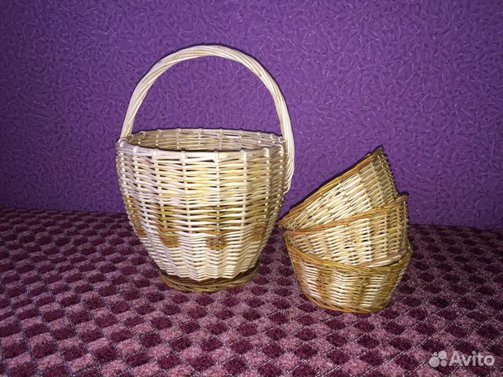 Корзина плетеная