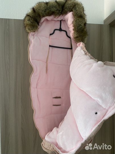 Зимний конверт в коляску