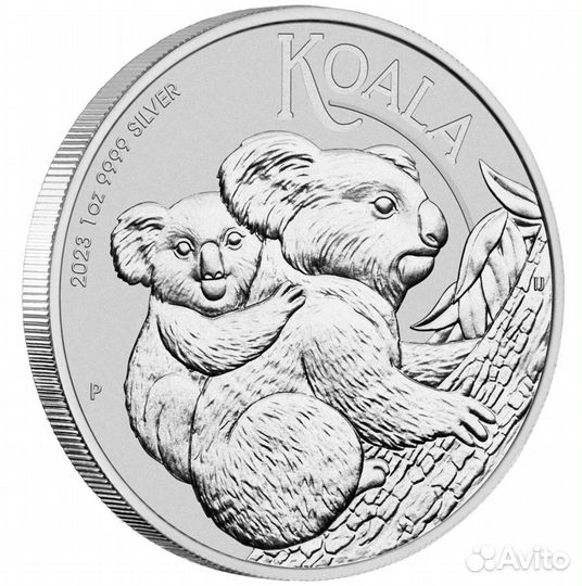 Коала 2023 2022 Серебряная монета Австралия