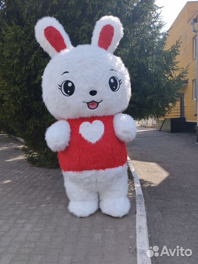 Ростовая аэрокукла заяц