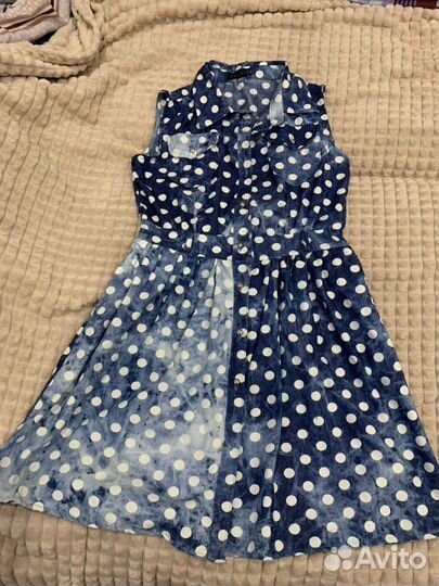 Платья джинсовые