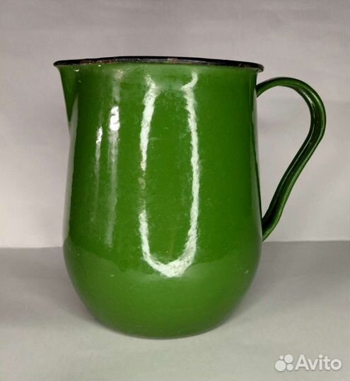 Кувшин, капельник, лоток зелёная эмаль