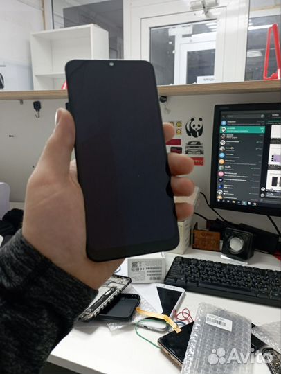 Дисплей samsung A20 oled