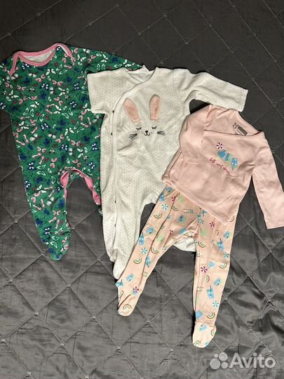 Пакет одежды на девочку 68 74