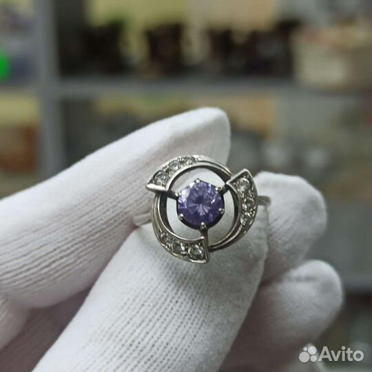 Серебряное Кольцо Серебро Проба 925 Клеймо Ретро